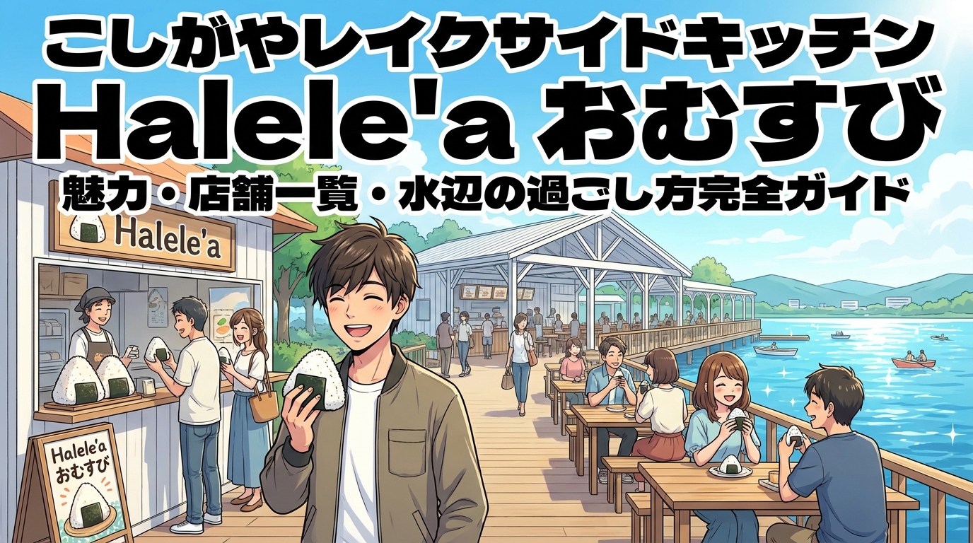 こしがやレイクサイドキッチンのHalele'a（ハレレア）おむすび専門店の魅力・全店舗ラインナップ・水辺で楽しむ過ごし方完全ガイド