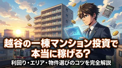 越谷の一棟マンション投資で本当に稼げる？利回り・エリア・物件選びのコツを完全解説