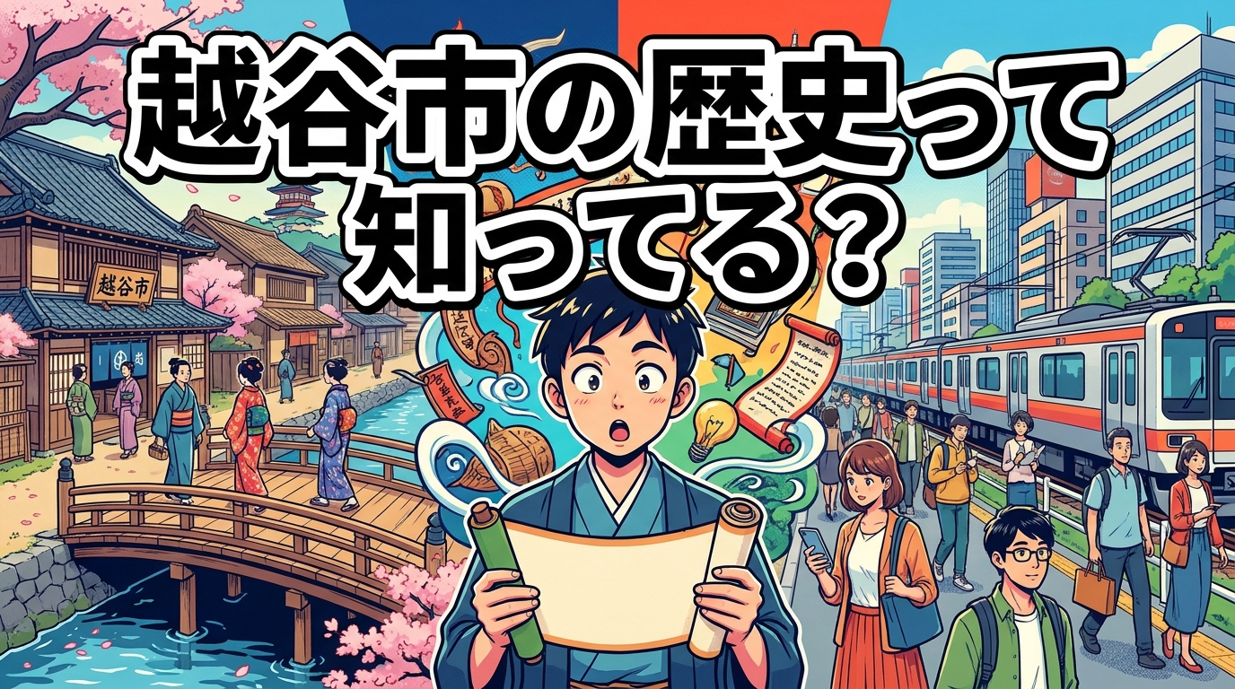 越谷市の歴史って知ってる?