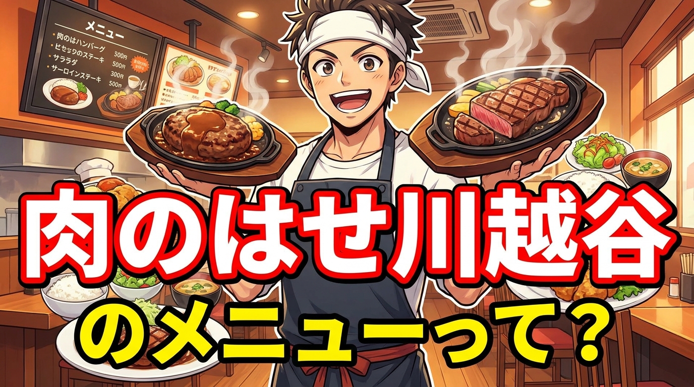 肉のはせ川越谷のメニューって?