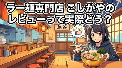 ラー麺専門店 こしがやのレビューって実際どう？