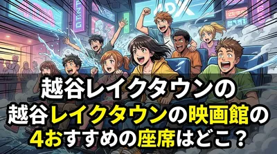 越谷レイクタウンの映画館の4DXのおすすめの座席はどこ？