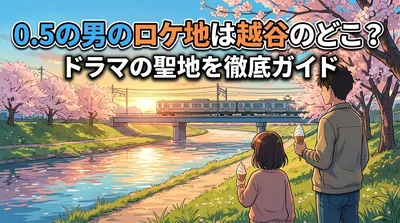 0.5の男のロケ地は越谷のどこ？