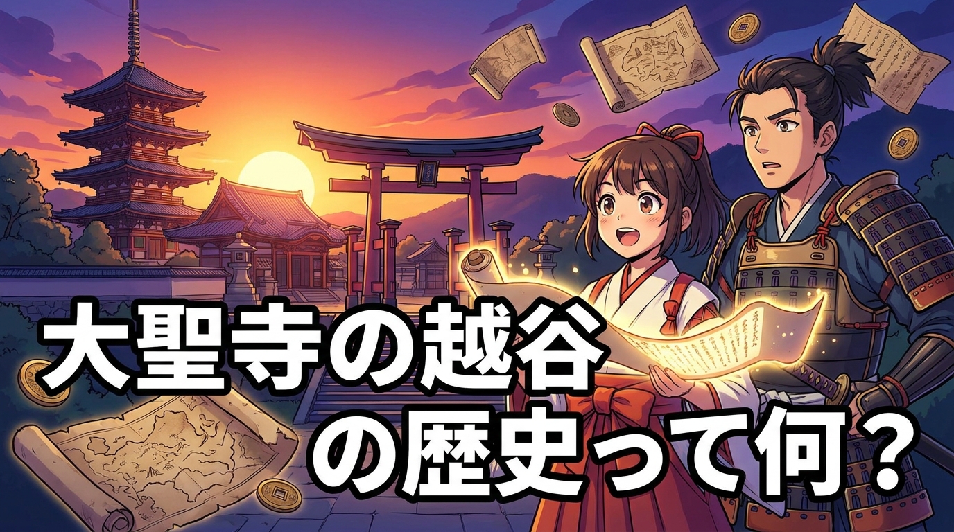 大聖寺の越谷の歴史って何?