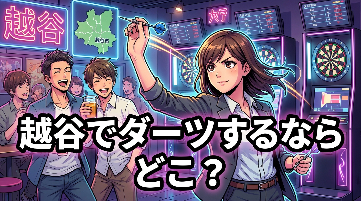 越谷でダーツするならどこ?