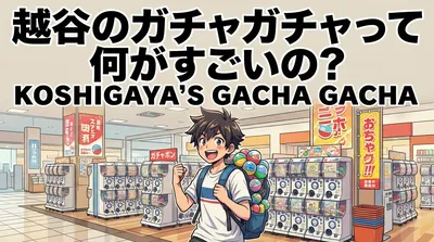 越谷のガチャガチャって何がすごいの？