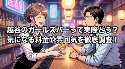 越谷のガールズバーって実際どう？