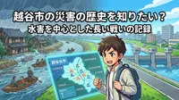 越谷市の災害の歴史を知りたい？