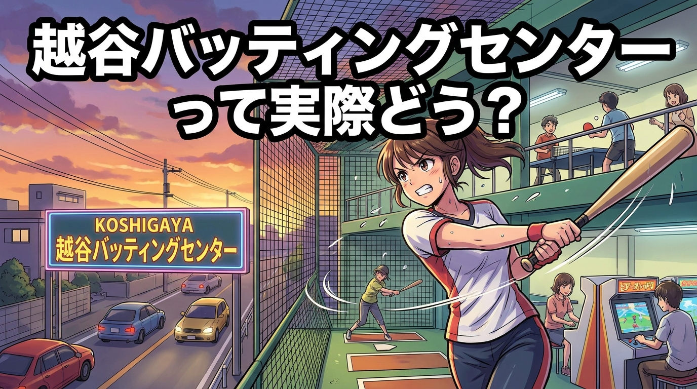 越谷バッティングセンターって実際どう?