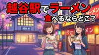 越谷駅でラーメン食べるならどこ?