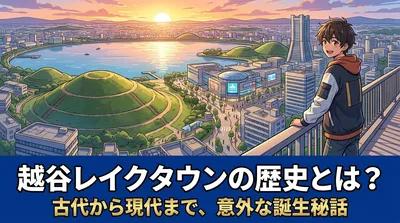 越谷レイクタウンの歴史とは？