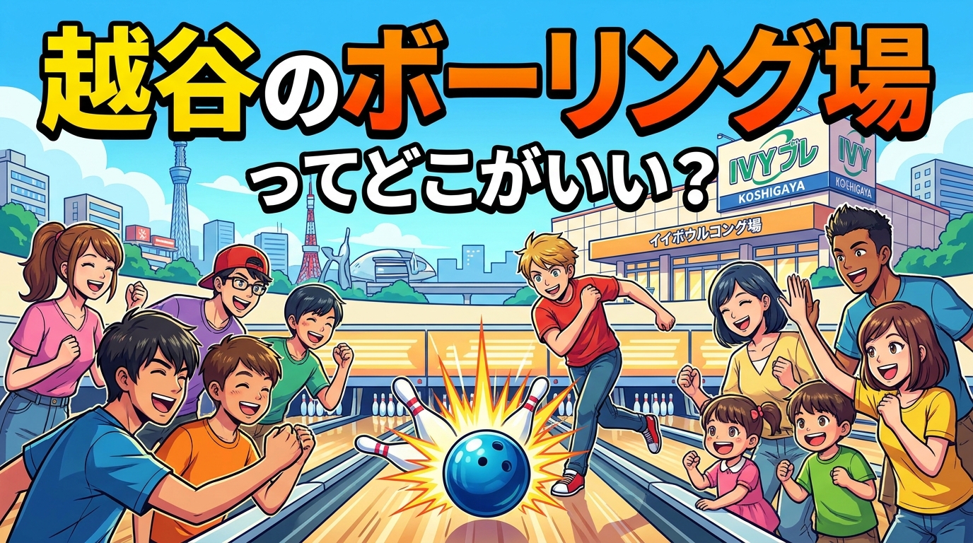 越谷のボーリング場ってどこがいい?