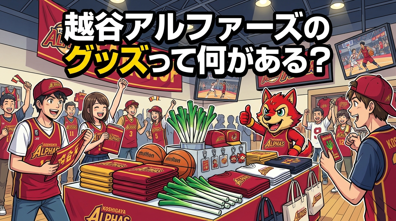 越谷アルファーズのグッズって何がある?