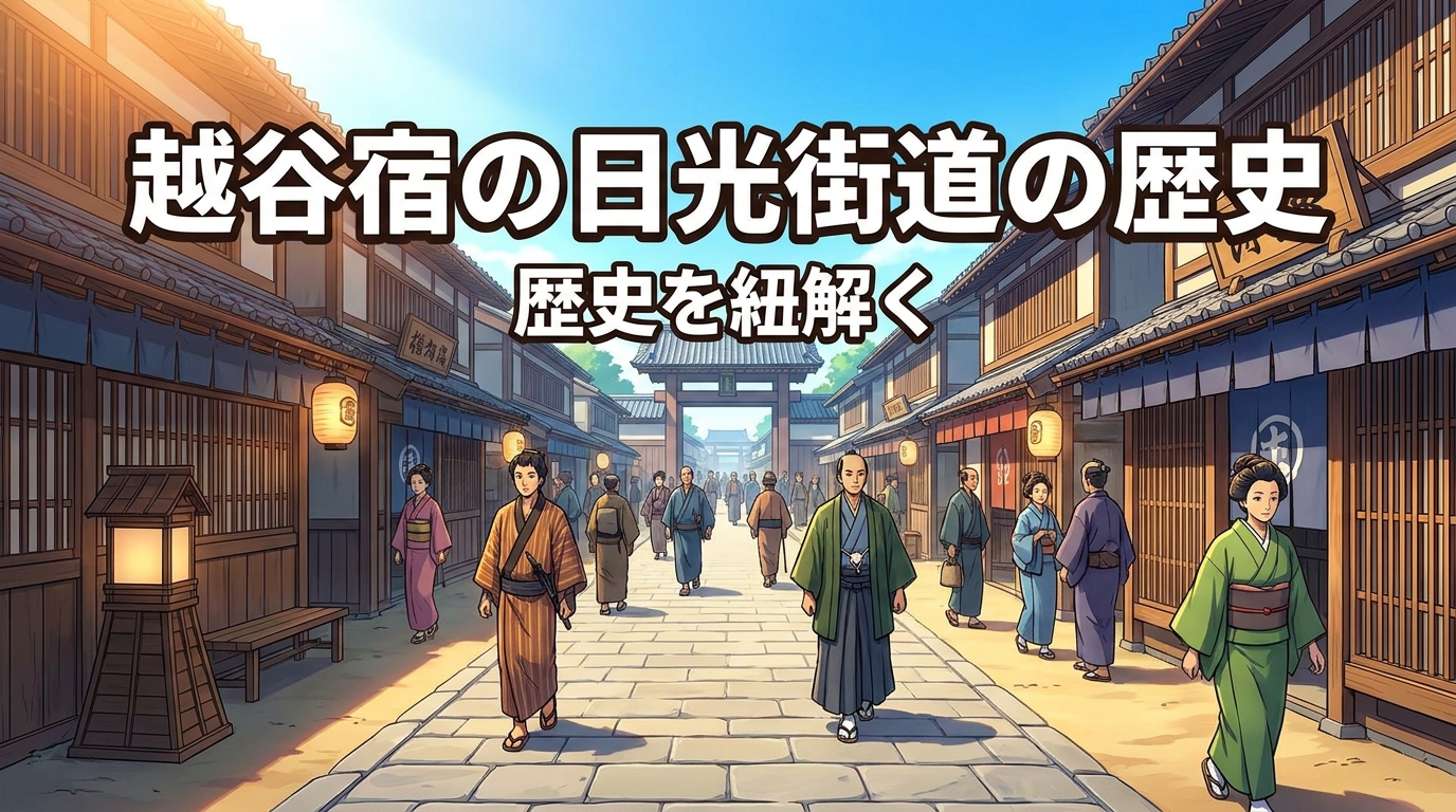 越谷宿の日光街道の歴史とは?