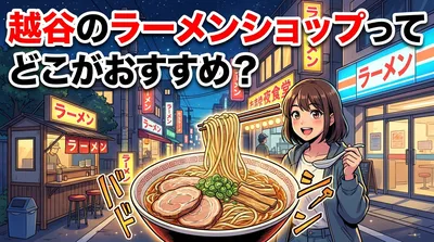 越谷のラーメンショップってどこがおすすめ？