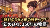 越谷のひな人形の歴史って？