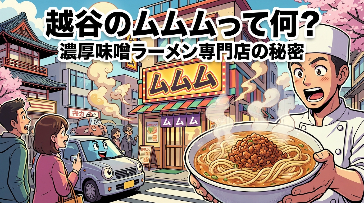 越谷のムムムって何?