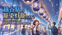 越谷駅の籠染灯籠とは？伝統工芸を活かした照明デザインの魅力を徹底紹介