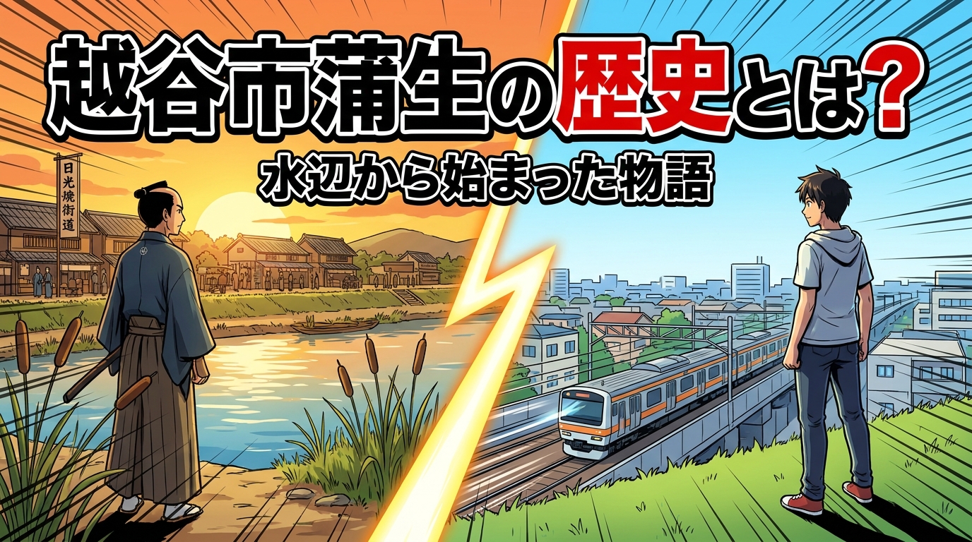 越谷市蒲生の歴史とは?