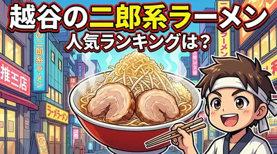 越谷の二郎系ラーメン人気ランキングは？