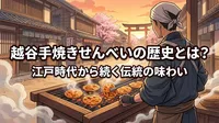 越谷手焼きせんべいの歴史とは？