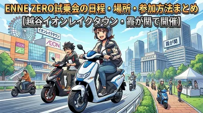 ENNE ZERO試乗会の日程・場所・参加方法まとめ【越谷イオンレイクタウン・霞が関で開催】