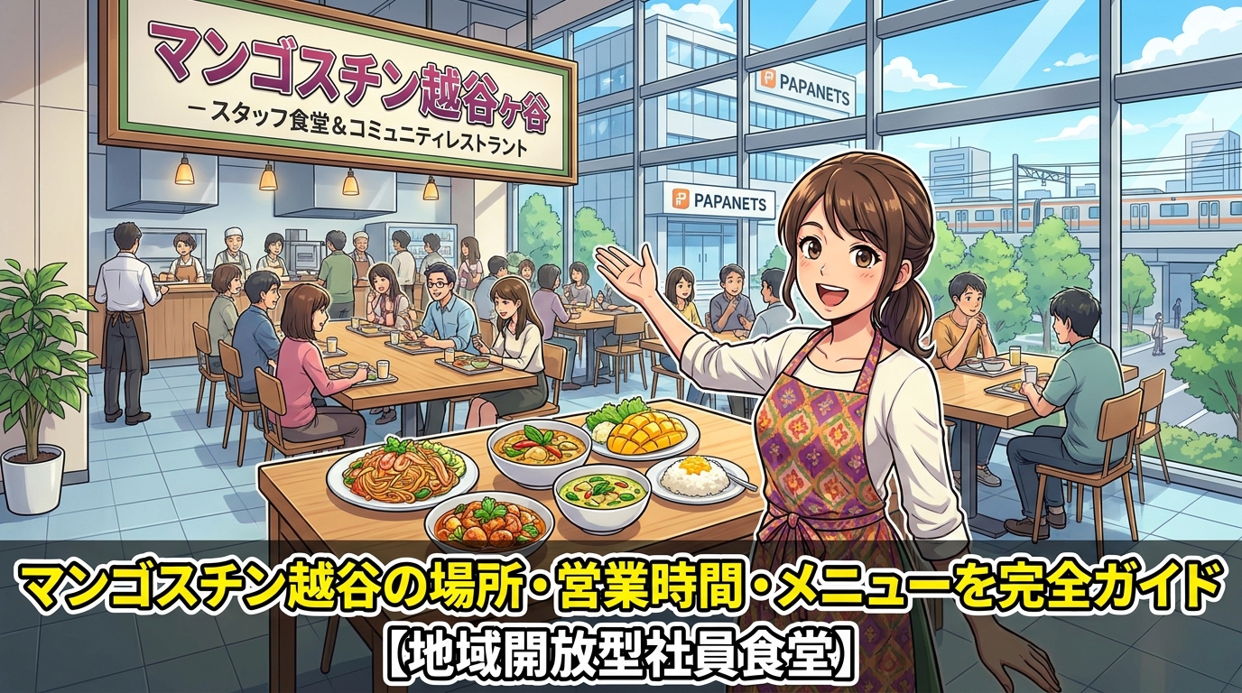 マンゴスチン越谷の場所・営業時間・メニューを完全ガイド【地域開放型社員食堂】