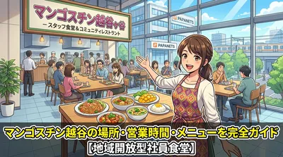 マンゴスチン越谷の場所・営業時間・メニューを完全ガイド【地域開放型社員食堂】