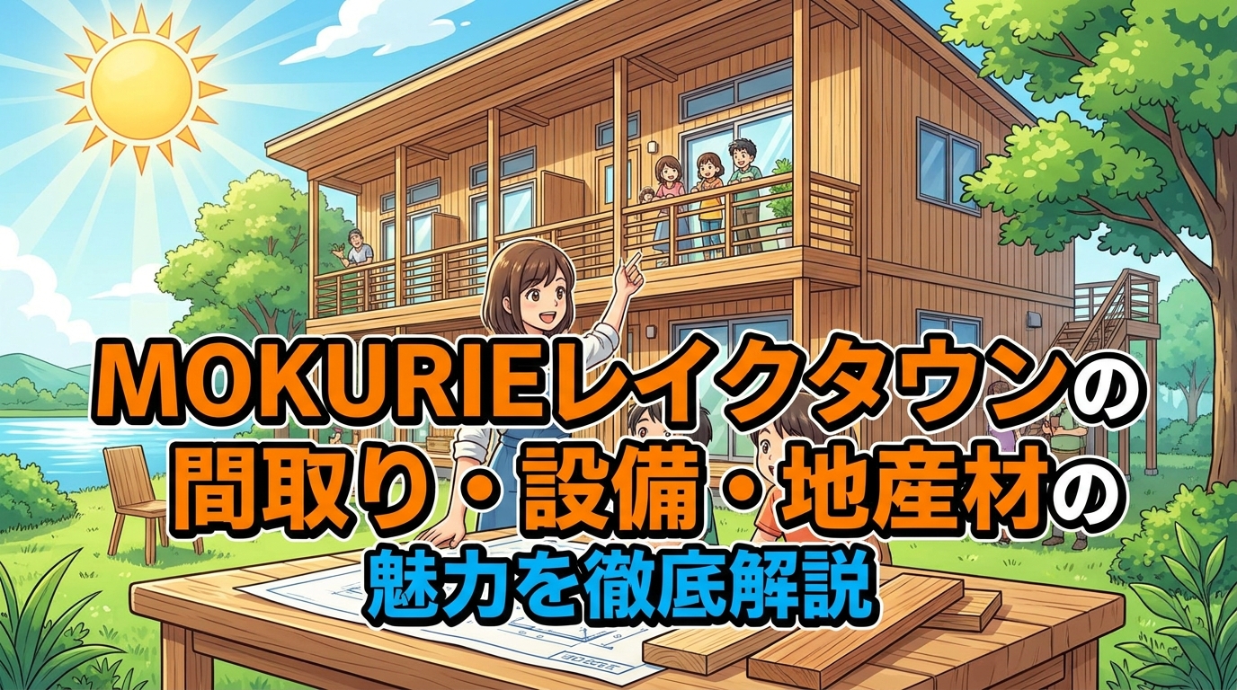 MOKURIEレイクタウンの間取り・設備・地産材の魅力を徹底解説