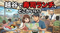 越谷で寿司ランチ、どこがいい？
