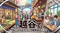 越谷でおしゃれなカフェや喫茶店はどこ？