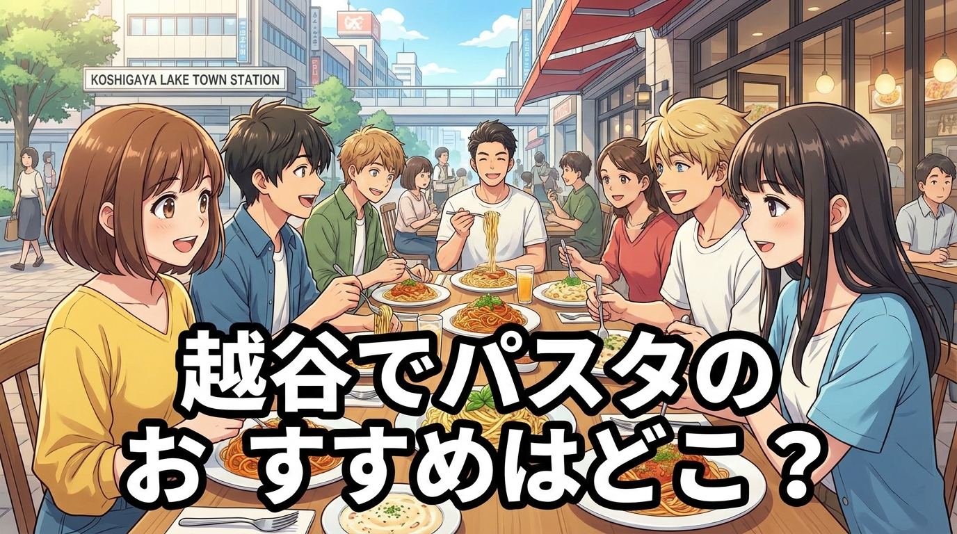 越谷でパスタのおすすめはどこ？