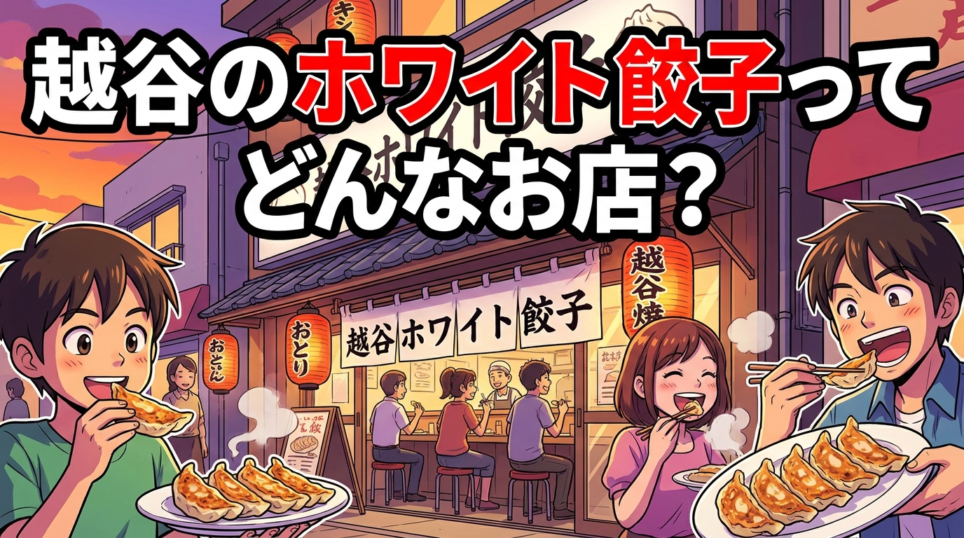 越谷のホワイト餃子ってどんなお店?