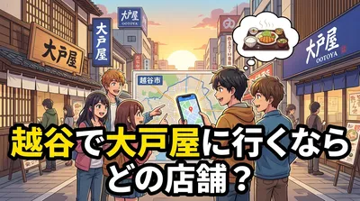 越谷で大戸屋に行くならどの店舗？