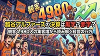 越谷アルファーズの決算は黒字？赤字？観客4,980人の集客増から読み解く経営の行方