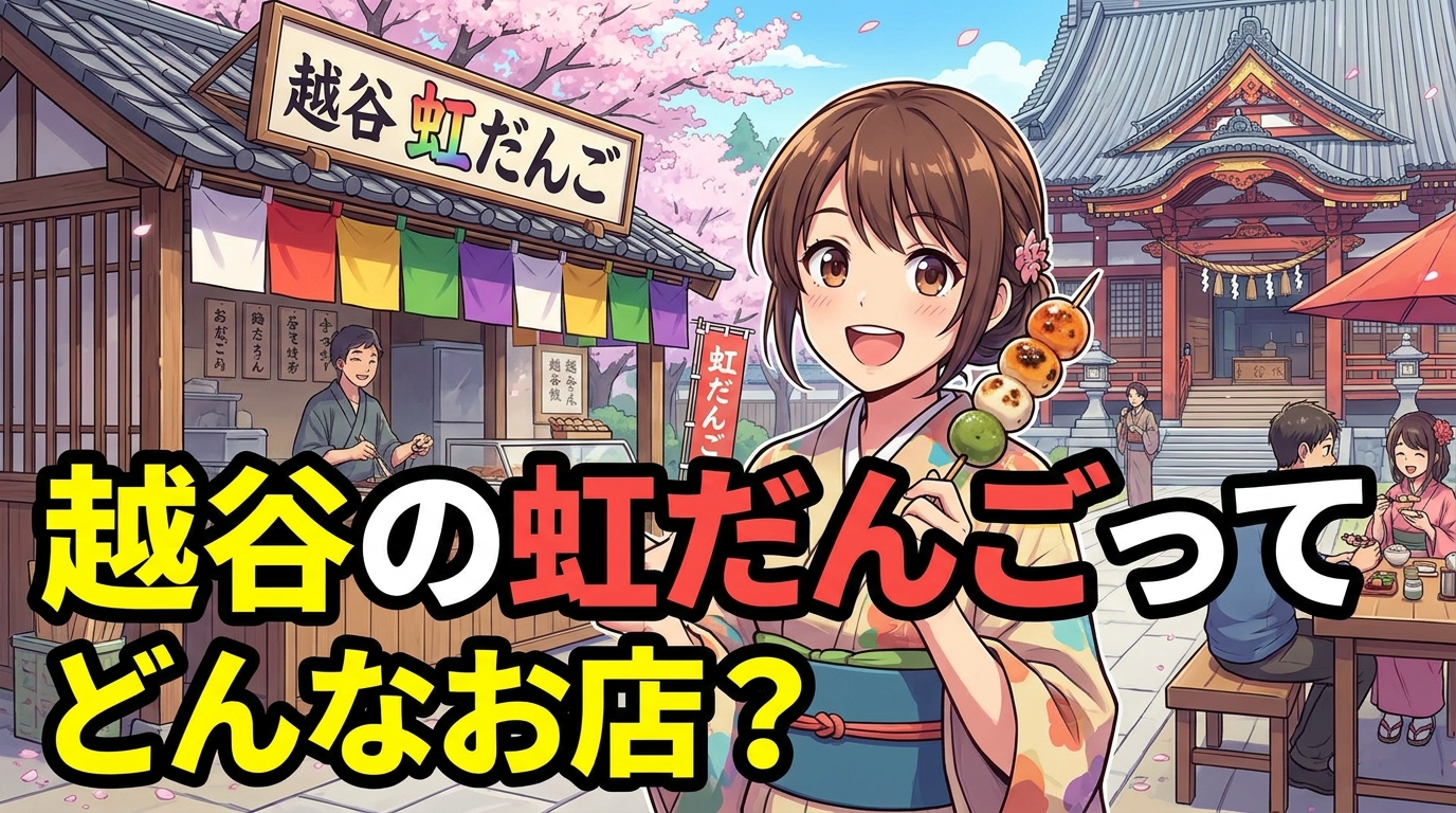 越谷の虹だんごってどんなお店?