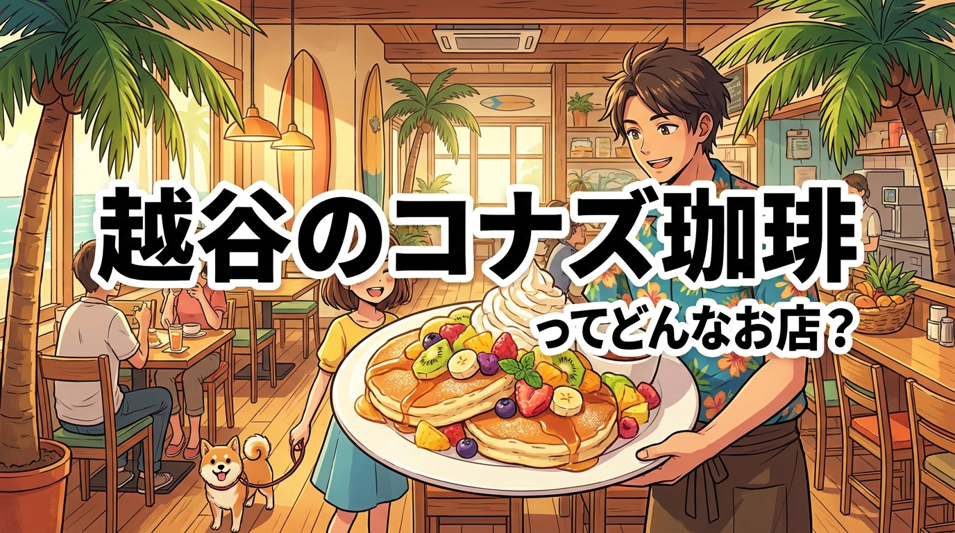 越谷のコナズ珈琲ってどんなお店?