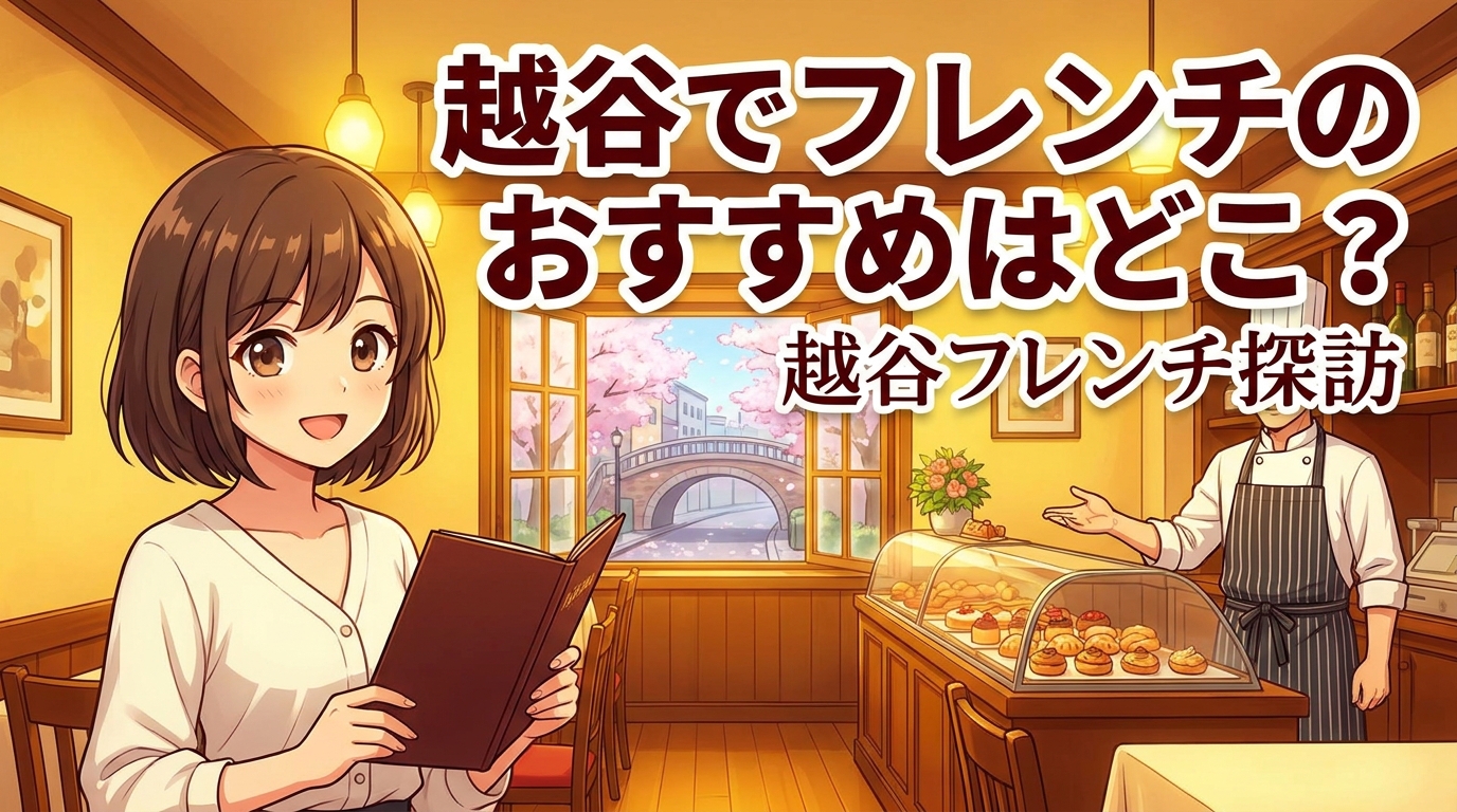 越谷でフレンチのおすすめはどこ？