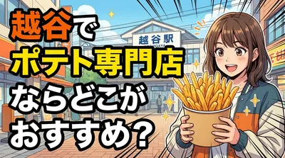 越谷でポテト専門店ならどこがおすすめ？