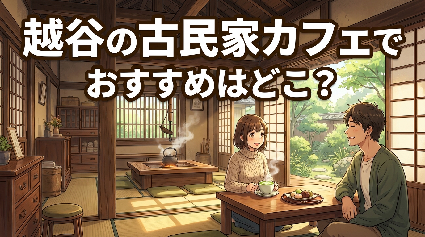 越谷の古民家カフェでおすすめはどこ？