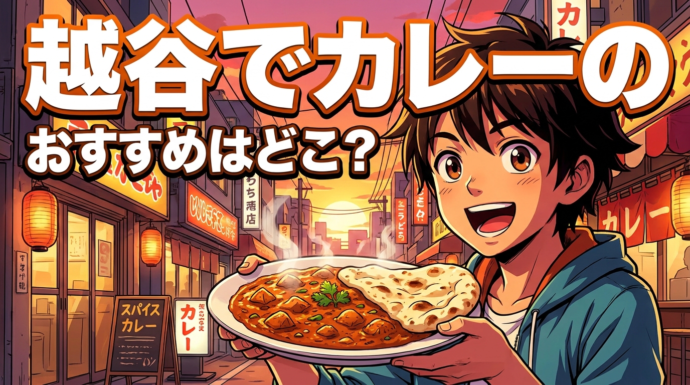 越谷でカレーのおすすめはどこ？