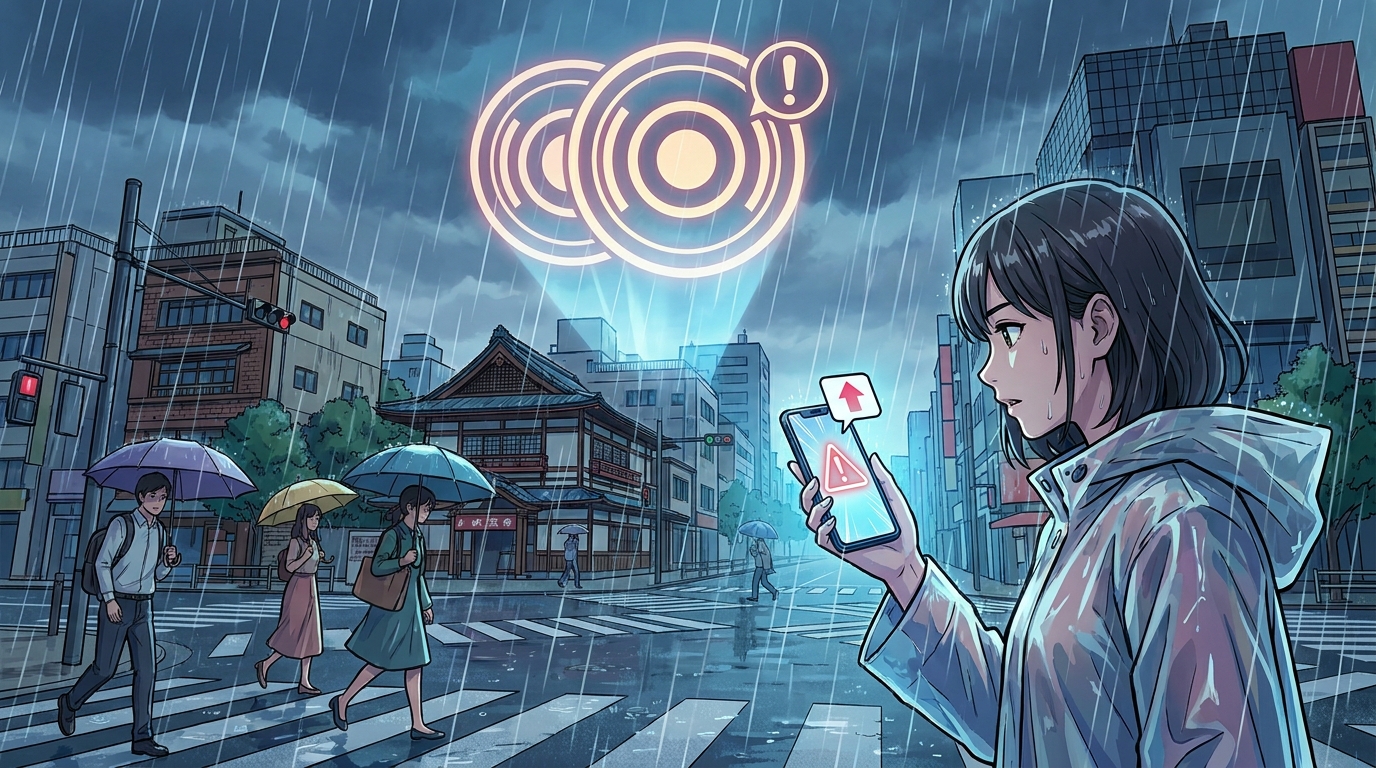 2026年6月3日朝に発表された大雨警報の内容