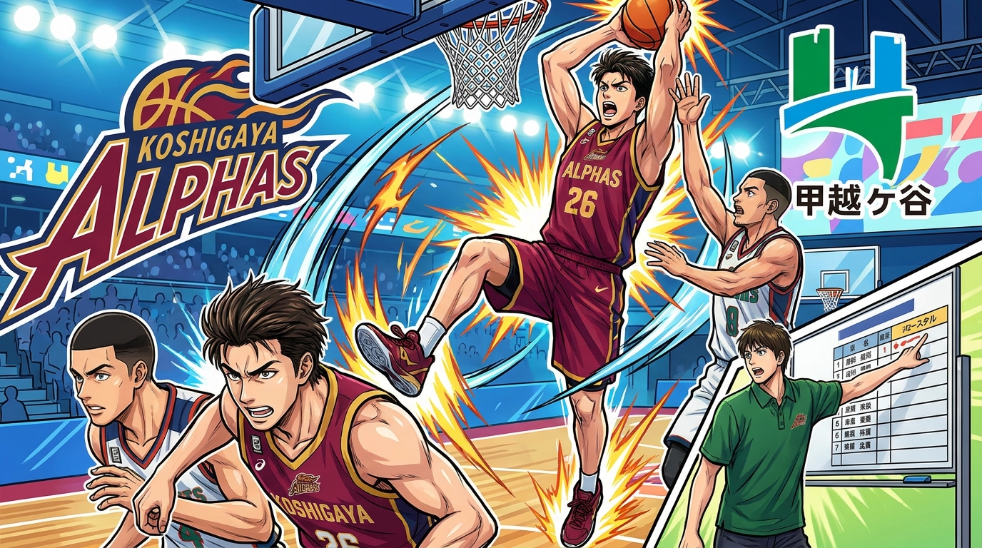 2026-27シーズンの越谷アルファーズ選手状況