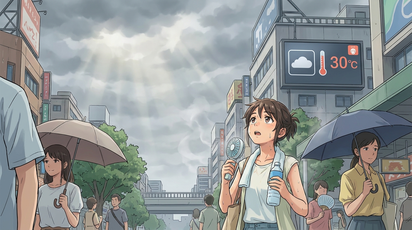2026年6月22日の越谷市の天気概要