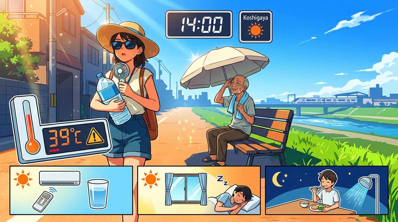 2026年7月22日の越谷市の天気予報
