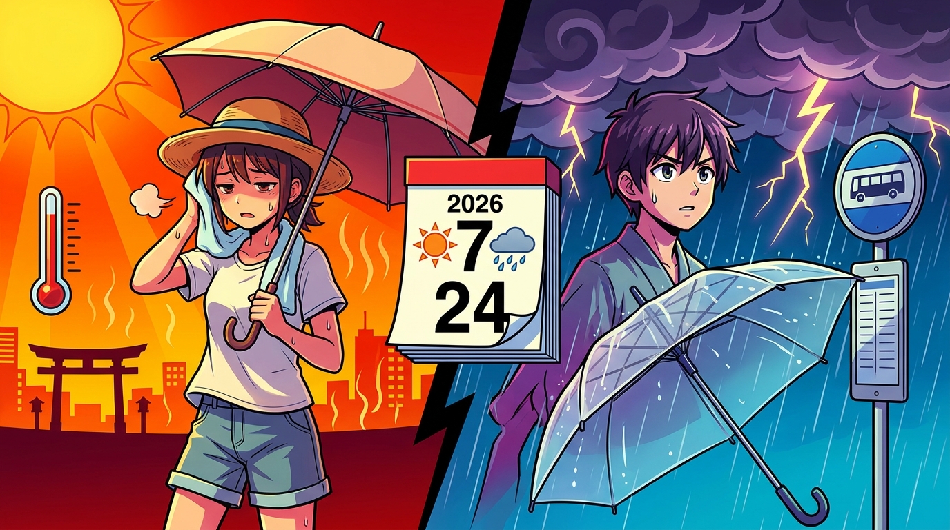 2026年7月24日の越谷市はどんな天気になる?