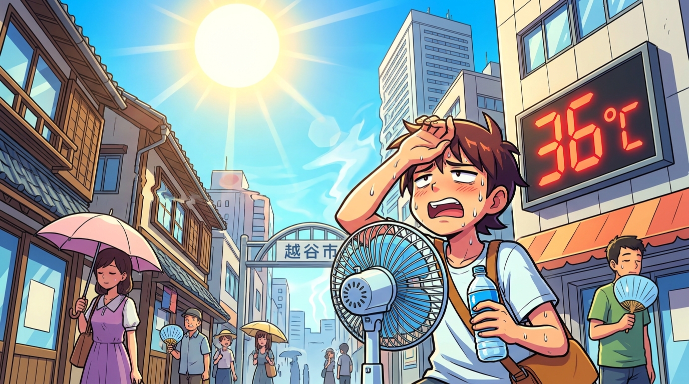 2026年7月31日の越谷市の天気予報