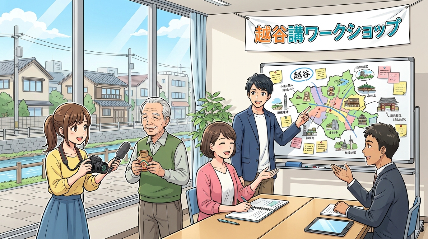 こしがや魅力共創まちづくりワークショップとは?基本情報