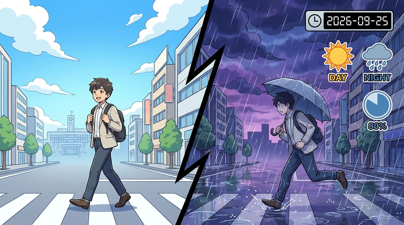 2026年9月25日の越谷市の天気予報